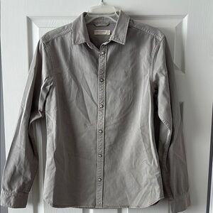 All Saints - Gray Long-Sleeve Men's Shirt
